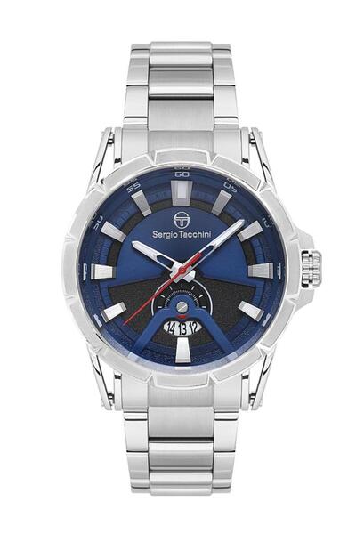Sergio Tacchini St.1.10454-3 Steel Case Steel Band Water Resistant Metallic C...
