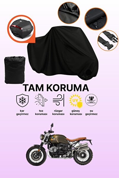 dokaca Black Tail Bag Compatible with Bmw R Nine t Scrambler Compatible Motor...