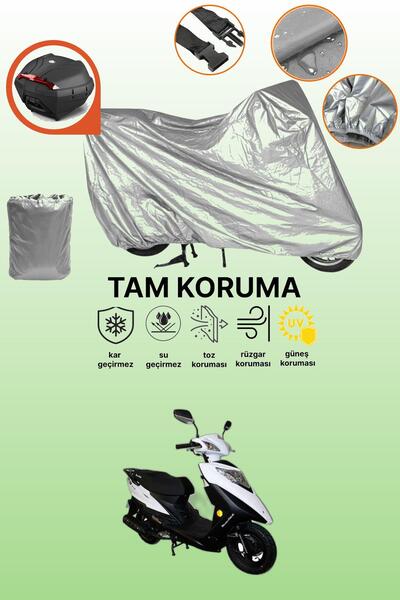 dokaca Motolux Rossi 50 Compatible Motorcycle Tarpaulin Compatible with Grey ...