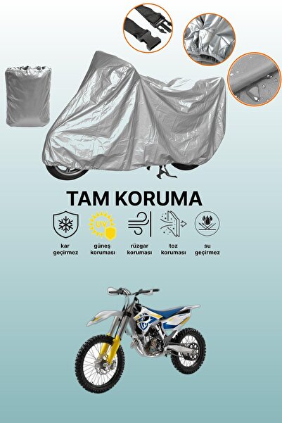 dokaca Grey Rear Bag and Lock Incompatible Husqvarna Fc 250 Compatible Motorc...