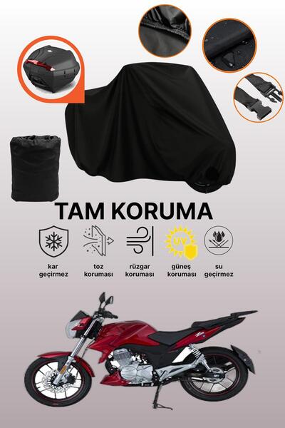 dokaca Mondial 150 Z-One Compatible with Black Rear Case Compatible with Moto...