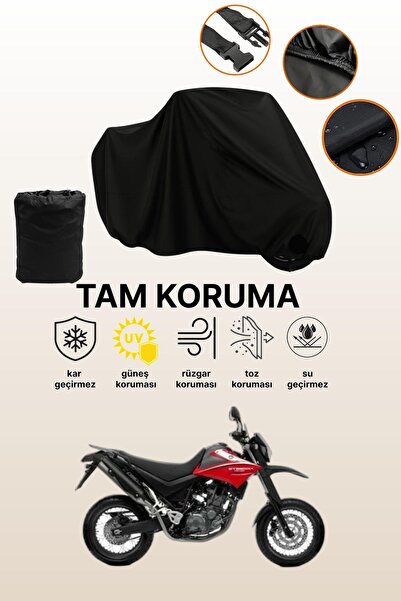 dokaca حقيبة خلفية سوداء وقفل غير متوافقة مع ياماها XT 660 X متوافقة مع قماش ...