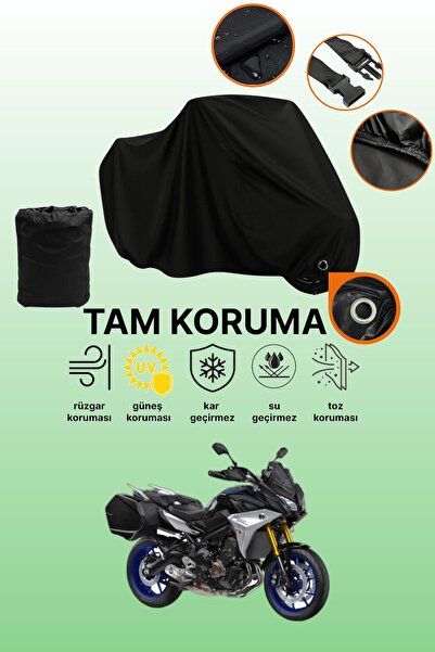 dokaca مظلة دراجة نارية متوافقة مع ياماها تريسر 900 جي تي متوافقة مع القفل ال...