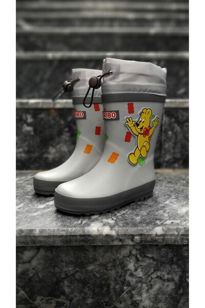 Haribo çocuk yağmur çizmesi su geçirmez kaydırmaz çizme