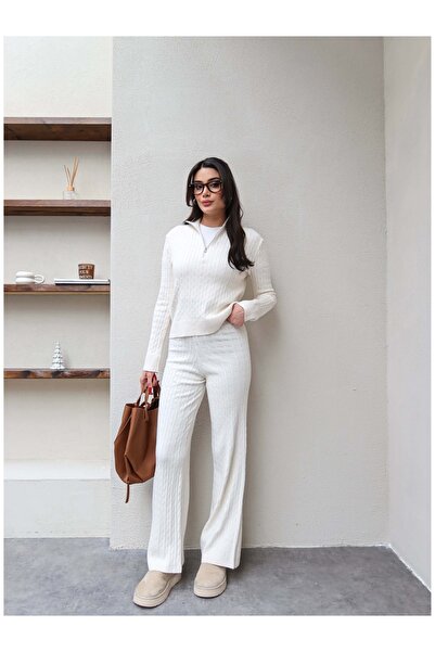 ESRAHELVACI Half Zip Knitwear Set