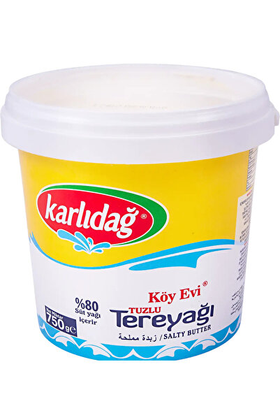 Karlıdağ Köy Evi Tuzlu Tereyağı (750 g)