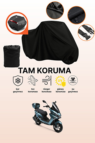dokaca Rks Newlight 125 Pro Compatible Motorcycle Tarpaulin Compatible with B...