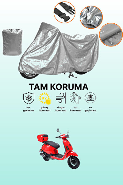 dokaca Gray Rear Bag and Lock Incompatible Rks Azure 50 Compatible Motorcycle...