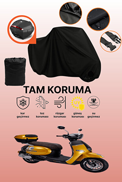 dokaca حقيبة خلفية سوداء متوافقة مع قماش الدراجات النارية المتوافق مع Kuba Br...