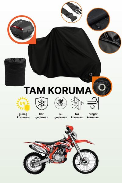 dokaca حقيبة خلفية سوداء وقماش متوافق مع قفل يوكي ديرتي باوز أوف رود للدراجات...