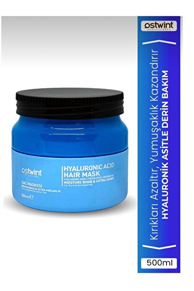 Ostwint Hyaluronic Acid Hair Mask NEM Bombası & Ekstra Parlaklık