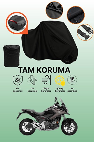 dokaca حقيبة خلفية سوداء متوافقة مع قماش الدراجات النارية المتوافق مع هوندا إ...