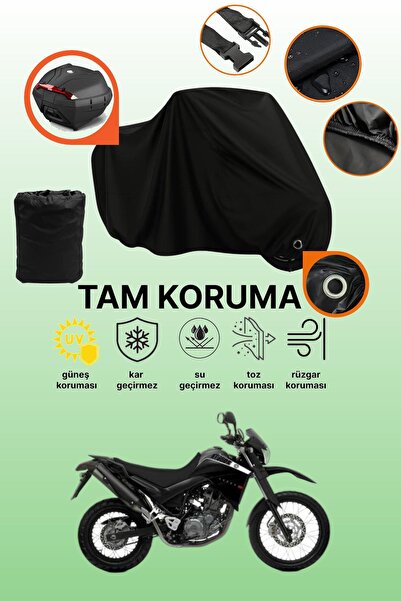 dokaca حقيبة خلفية سوداء وقماش متوافق مع دراجة نارية ياماها XT 660 R
