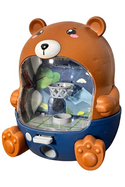 JPT Basketball Bear Toy with Catapult, 20 cm
