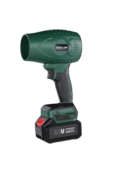 Green Lion Storm Jet Cordless Blower with 21V Detachable Battery