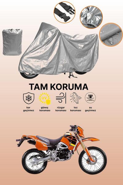 dokaca Gray Rear Bag and Lock Incompatible Kanuni Rx 125 Compatible Motorcycl...
