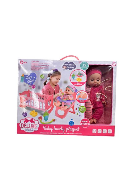 JPT Baby Lovely Deluxe Doll Set with Sounds & Accessories