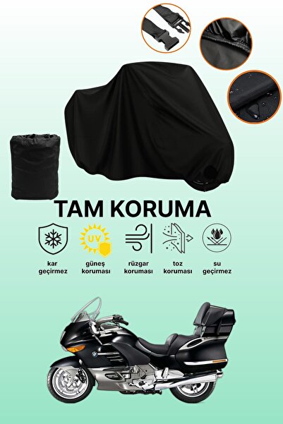 dokaca Black Rear Bag and Lock Incompatible Bmw K 1200 Lt Compatible Motorcyc...