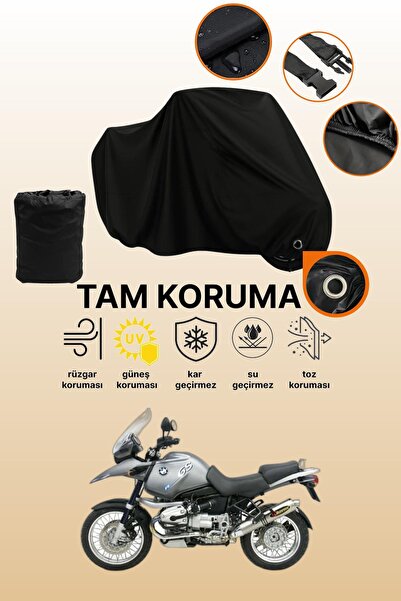 dokaca مظلة دراجة نارية متوافقة مع BMW R 1150 GS متوافقة مع القفل الأسود