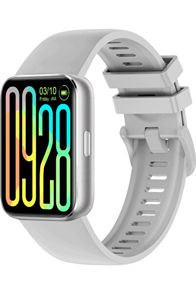 You Watch F10-YF102 You Smart Silver & Gray Silicon Unisex Kol Saati