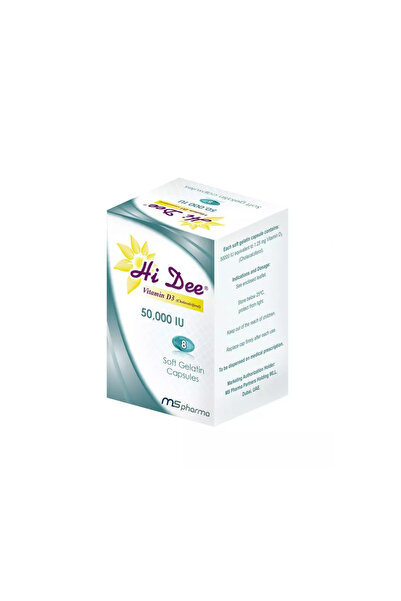 HI DEE Hi-Dee Vitamin D3 50.000 Iu 8 Pieces