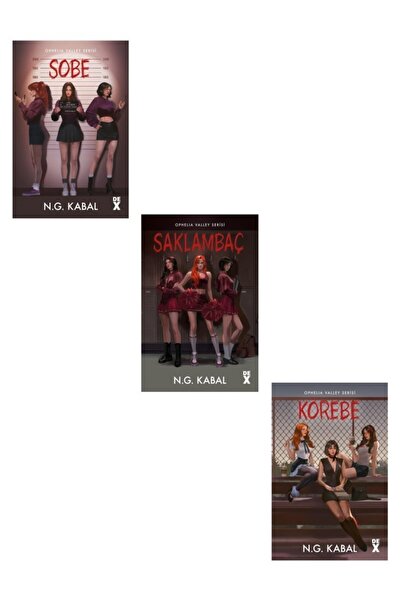 Dex Kitap N. G. Kabal Saklambaç Serisi 3 Kitap Karton (Saklambaç + Sobe + Kör...