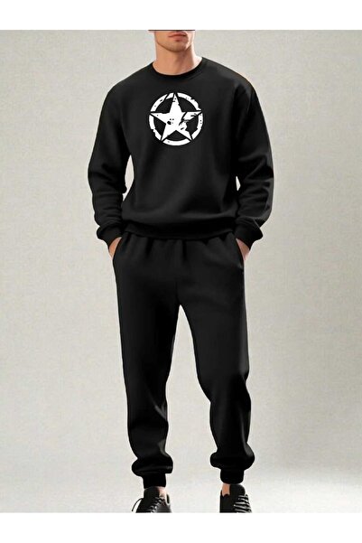 tkn your style Set pentru bărbați ALT TOP cu design cu imprimeu cu stele și d...