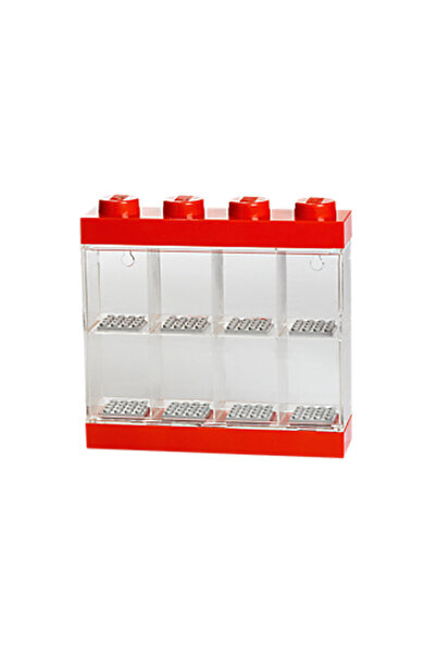 LEGO Cutii de depozitare Cutie roșie pentru 8 minifigurine