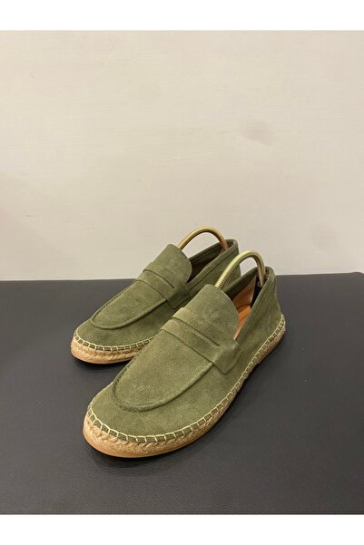 LUCIANO BELLINI Erkek Süet Hakiki Deri Espadril