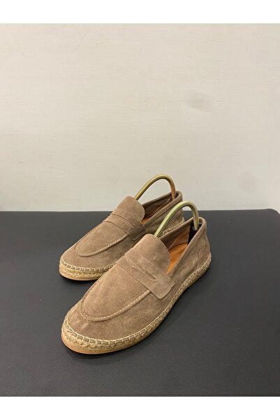 LUCIANO BELLINI Erkek Süet Hakiki Deri Espadril