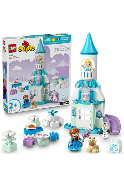 LEGO DUPLO Disney Anna și Elsa, Petrecerea la Castelul Frozen™, 54 de piese, ...