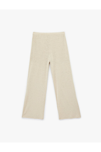 Koton Regular Waist Straight Wide Leg Pants