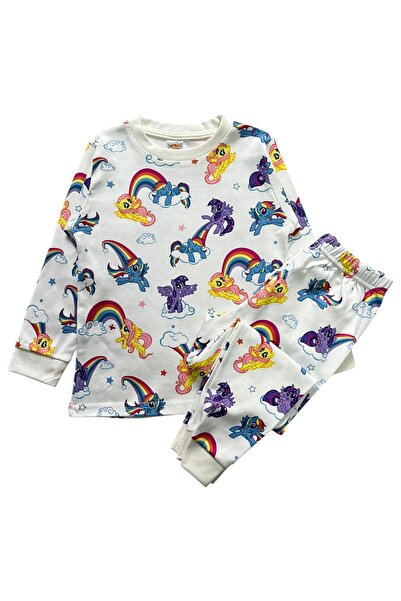Fil Kids Set de pijamale de iarnă cu mâneci lungi, cu model de unicorn, culoa...