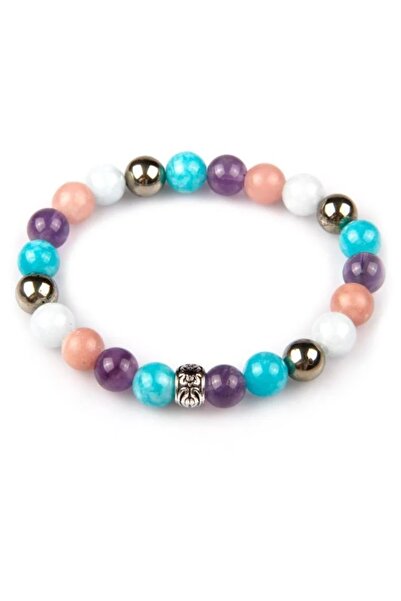 best bioenerji taş terapi Natural Stone Chakra Bracelet 8 mm