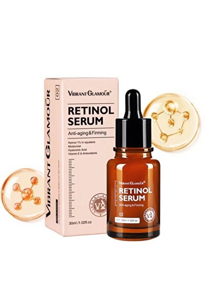 Vibrant Glamour Retinol Face Serum, Anti-Aging, Moisturizing and Firming, Rem...