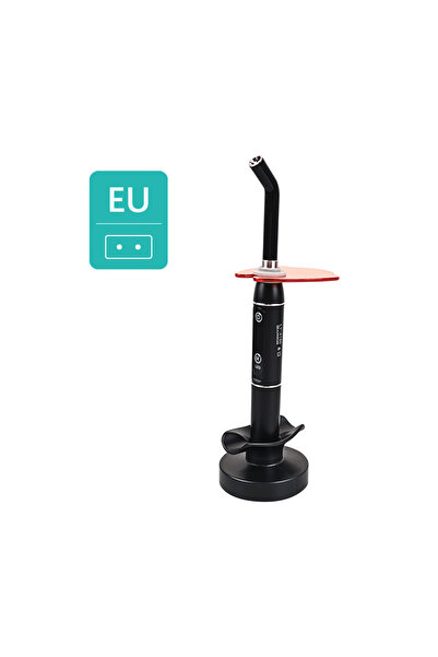 Choice5 Black EU Plug Dental Wireless LED Curing Light Curable Resin Oral Hyg...