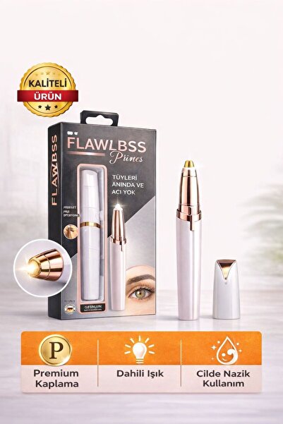 TeknoEser FLAWLBSS Primes Yüz Tüy Alma Cihazı | Dahili Işıklı, Acısız, Cilde ...