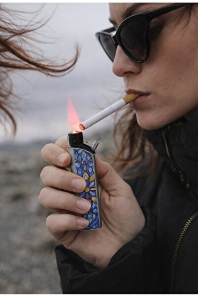 DoğanÇakmak Çakmak ( çakmak kırmızı alev metal rüzgar çakmak)