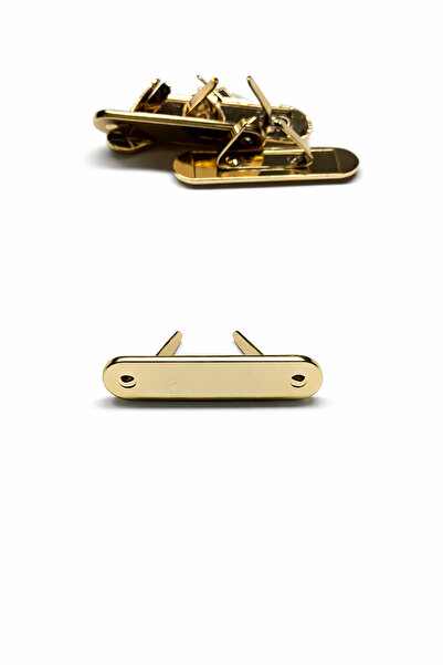 HB DİZAYN Altın Renk Metal Arma 5 cm – Çanta ve Aksesuar İçin (5 Adet)