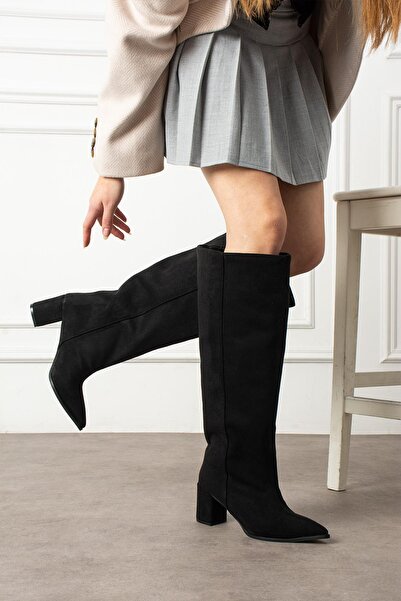 ZENNESHOES Monica Women's Heeled XL Cut Boots