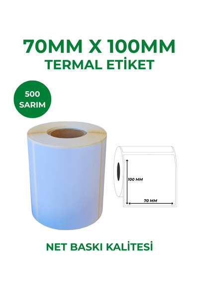RULORULO 70x100 Termalna barkod etiketa 500 rola 10 komada