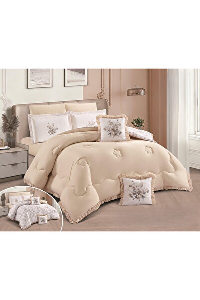 NAJMA Single bed sheet set, luxurious double-sided summer quilted comforter f...