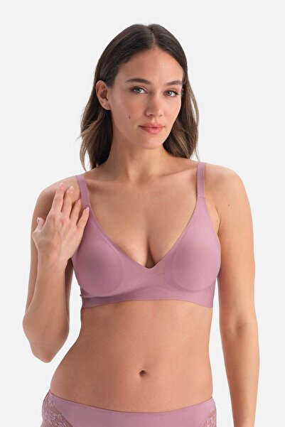 Dagi Dusty Rose Underwire-Free Stitch-Free Bra