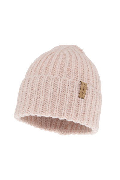 OEM Women's winter hat Caro, light pink color, made of merino wool, Universal...