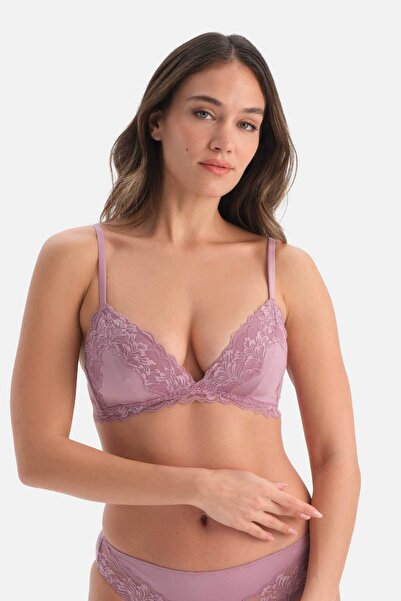 Dagi حمالة صدر مزينة بالدانتيل من روز كورسيدو