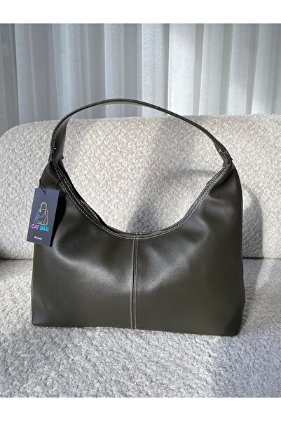 ÇANTA Cat Bag Stitching Detail Soft Hand / Shoulder Bag