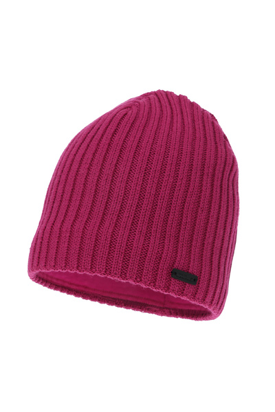 OEM Soletta women's winter hat, dark pink, with merino wool, Universal size 5...