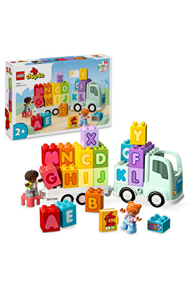 LEGO Jucărie camion cu alfabet Duplo 10421 - Set de construcție pentru copii ...