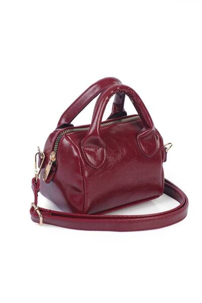 chocolatebag Women's Mini Sling Hand and Crossbody Bag Burgundy