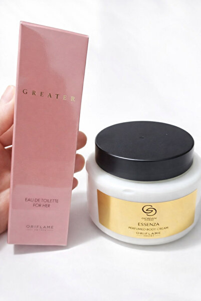 Oriflame Set pentru ea – Parfum Greater + Cremă parfumată Giordani Essenza
